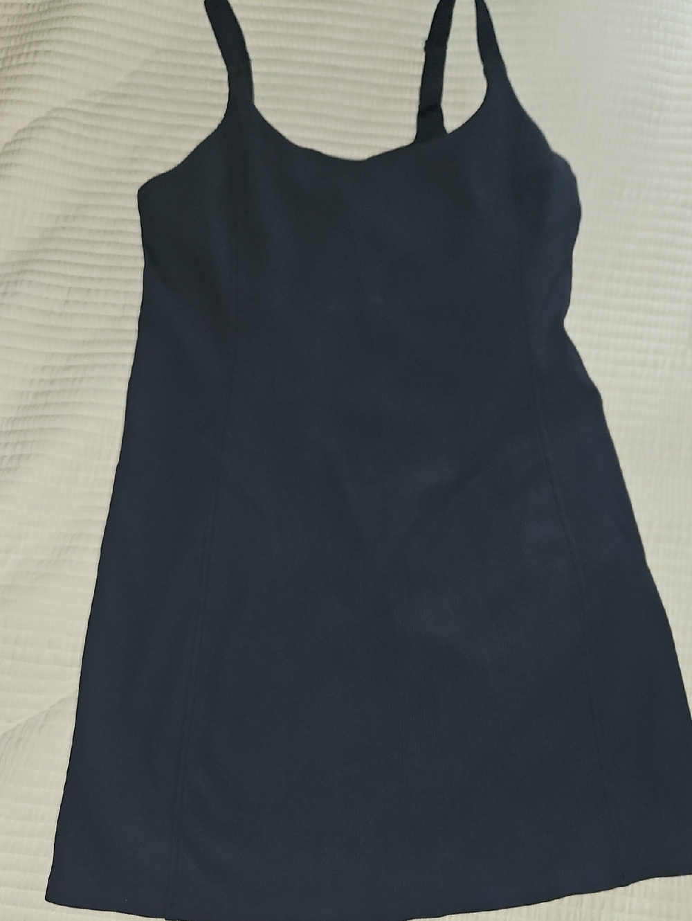 Spanx ribbed athletic dress with built in shorts
